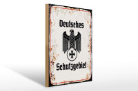 Holzschild - Adler D Schutzgebiet