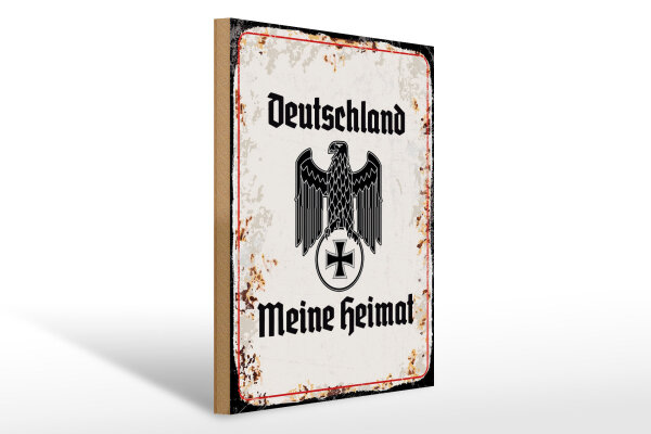Holzschild - Adler Heimat