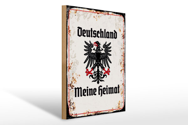 Holzschild - Adler Heimat