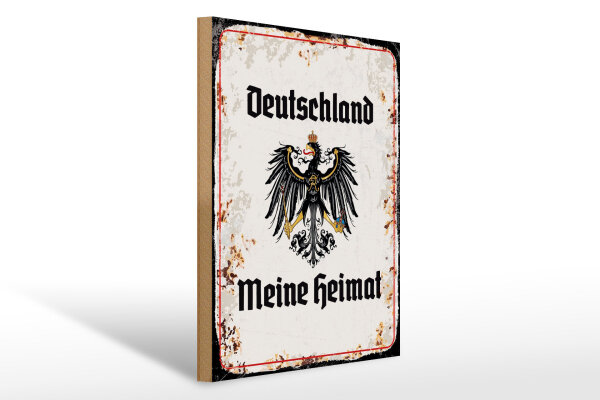 Holzschild - Adler Heimat