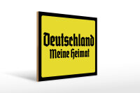 Holzschild - Deutschland meine Heimat