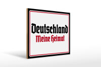 Holzschild - Deutschland meine Heimat