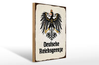 Holzschild - Adler D. Reichsgrenze