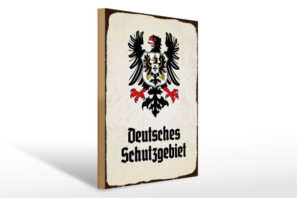 Holzschild - Adler D Schutzgebiet