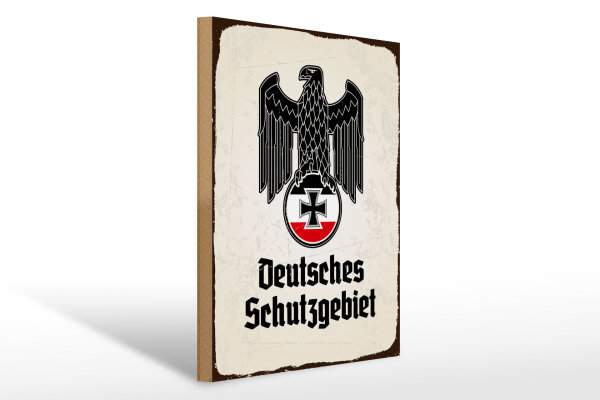 Holzschild - Adler D Schutzgebiet