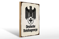 Holzschild - Adler D. Reichsgrenze
