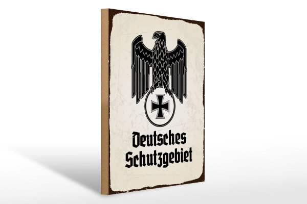 Holzschild - Adler D Schutzgebiet