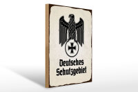 Holzschild - Adler D Schutzgebiet