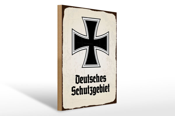 Holzschild - EK D Schutzgebiet