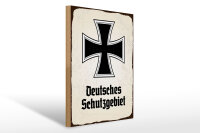 Holzschild - EK D Schutzgebiet