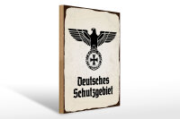 Holzschild - Adler D Schutzgebiet