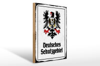 Holzschild - Adler D Schutzgebiet