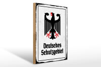 Holzschild - Adler D Schutzgebiet