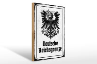 Holzschild - Adler D. Reichsgrenze