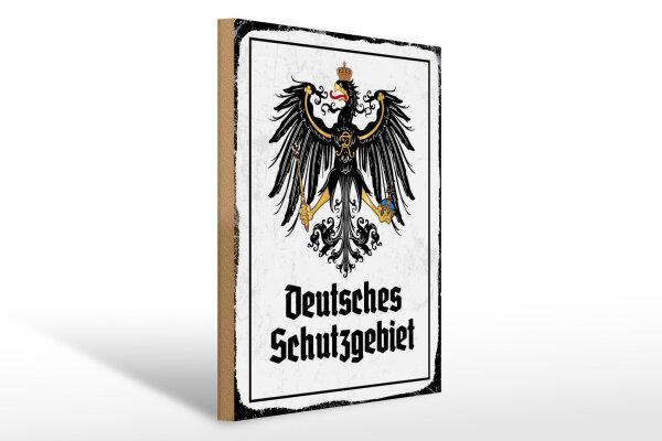 Holzschild - Adler D Schutzgebiet