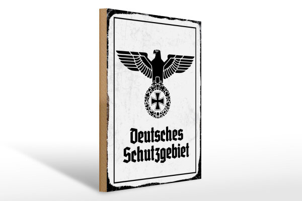 Holzschild - Adler D Schutzgebiet