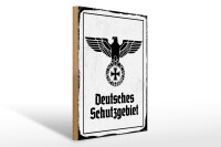 Holzschild - Adler D Schutzgebiet