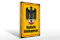 Holzschild - Adler D. Reichsgrenze