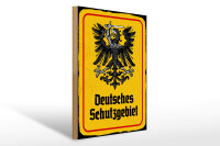 Holzschild - Adler D Schutzgebiet
