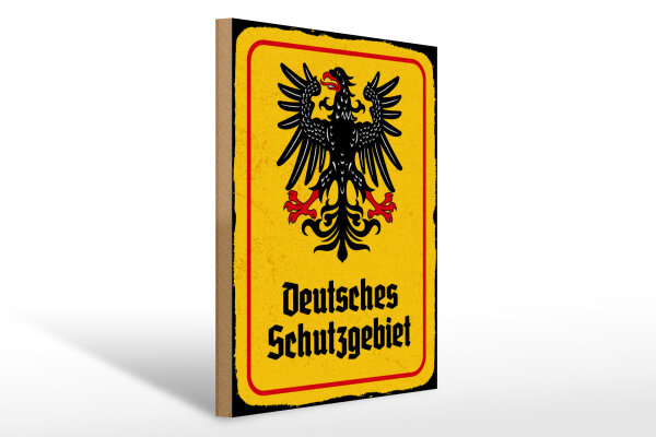 Holzschild - Adler D Schutzgebiet