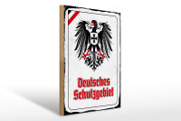 Holzschild - Adler D Schutzgebiet