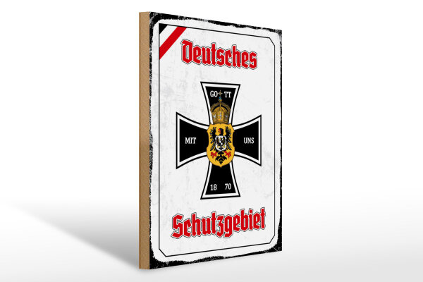 Holzschild - EK Schutzgebiet