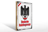 Holzschild - Adler D. Reichsgrenze