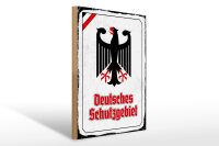 Holzschild - Adler D Schutzgebiet