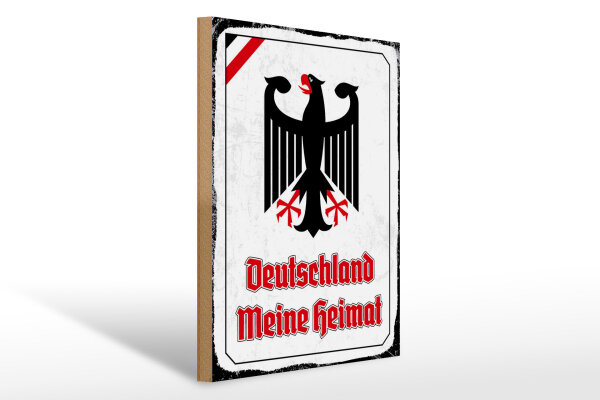 Holzschild - Adler Heimat