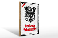 Holzschild - Adler D Schutzgebiet