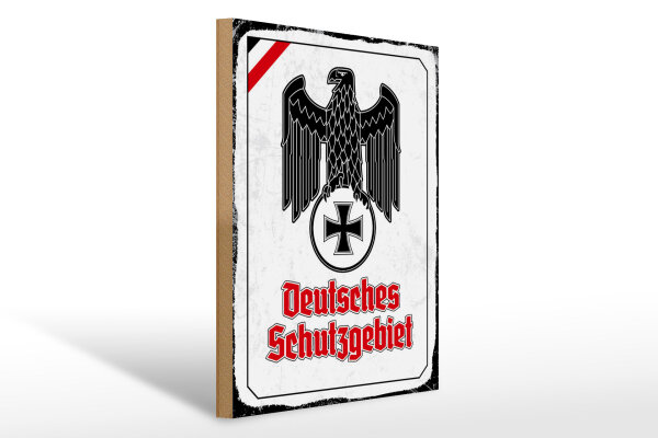 Holzschild - Adler D Schutzgebiet