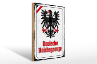 Holzschild - Adler D. Reichsgrenze