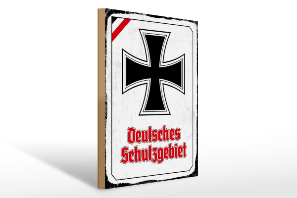 Holzschild - EK D Schutzgebiet