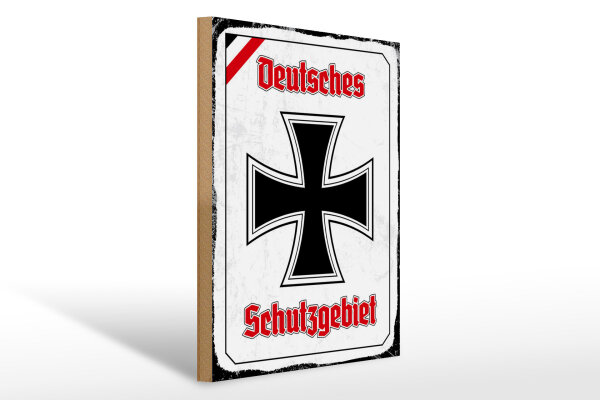 Holzschild - EK Schutzgebiet