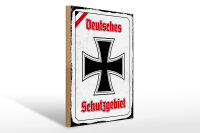 Holzschild - EK Schutzgebiet