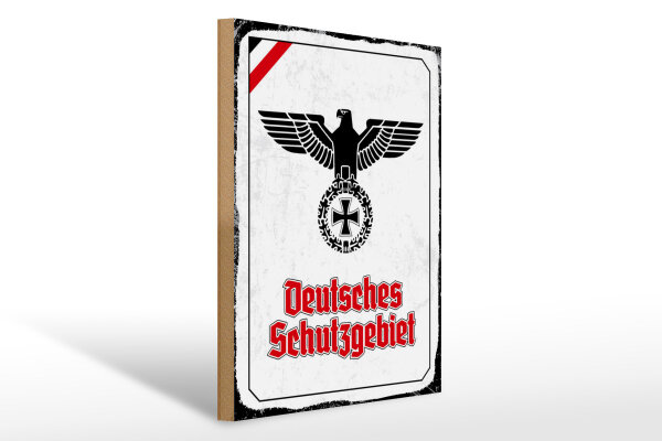 Holzschild - Adler D Schutzgebiet