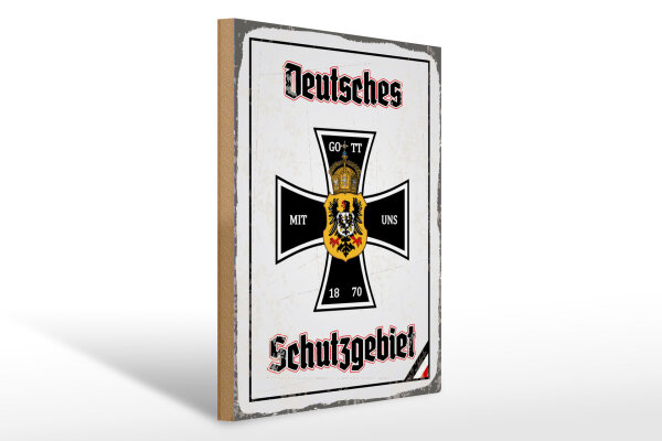 Holzschild - EK Schutzgebiet