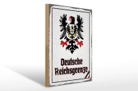 Holzschild - Adler D. Reichsgrenze