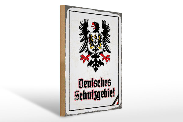 Holzschild - Adler D Schutzgebiet