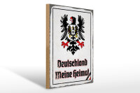 Holzschild - Adler Heimat