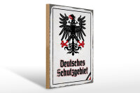 Holzschild - Adler D Schutzgebiet