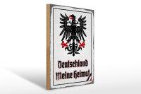 Holzschild - Adler Heimat