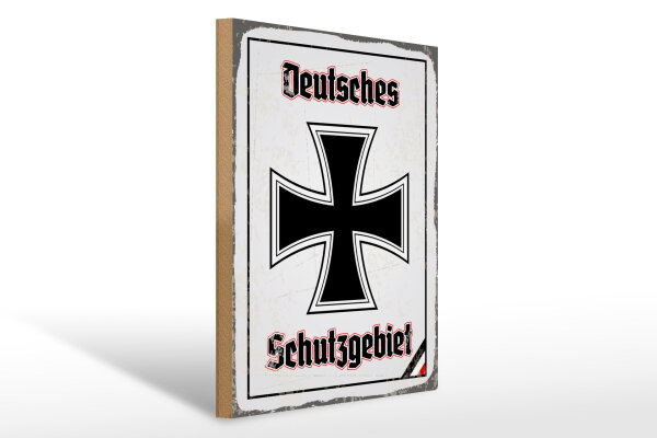 Holzschild - EK Schutzgebiet