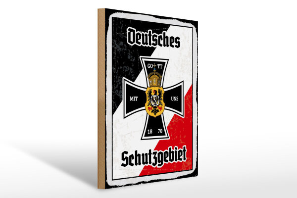 Holzschild - EK Schutzgebiet
