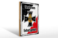 Holzschild - EK Schutzgebiet