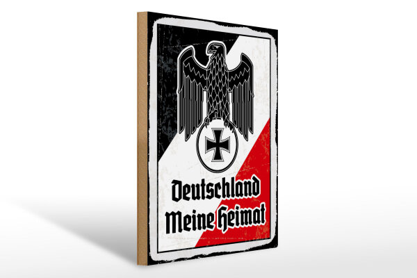 Holzschild - Adler Heimat