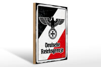 Holzschild - Adler D. Reichsgrenze