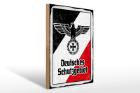 Holzschild - Adler D Schutzgebiet