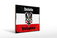 Holzschild - Adler D. Reichsgrenze