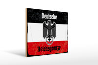 Holzschild - Adler D. Reichsgrenze